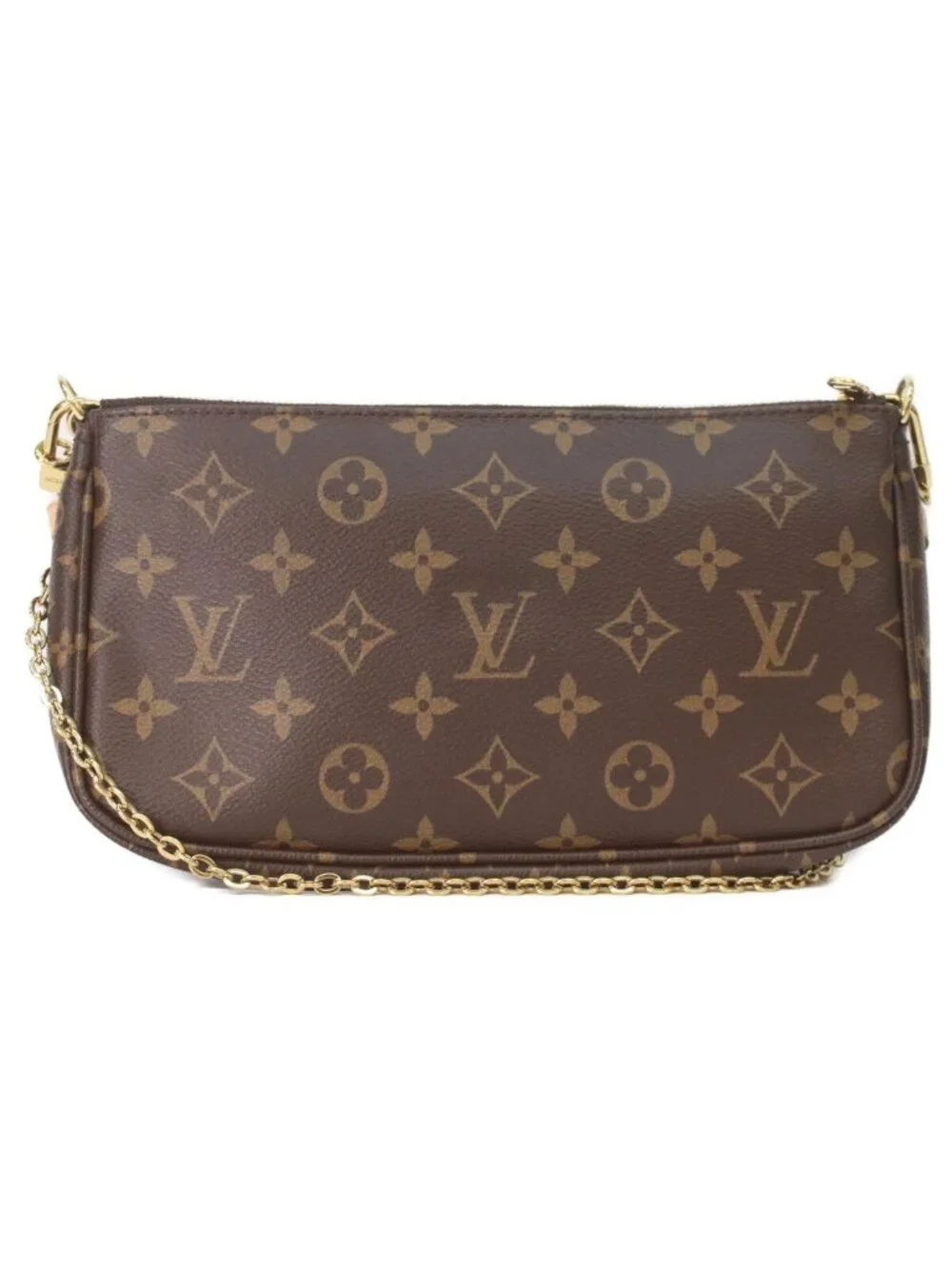 ★SOLD★ Louis Vuitton Rose Cles Monogram Multi Pochette Shoulder - Picture 3 of 11